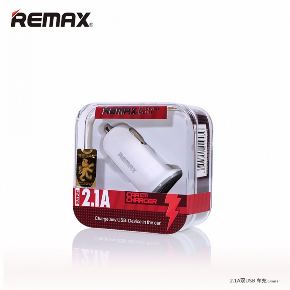 Mini Dual USB Port Car Charger Universal Car Adapter 2.1A for Mobile Phone