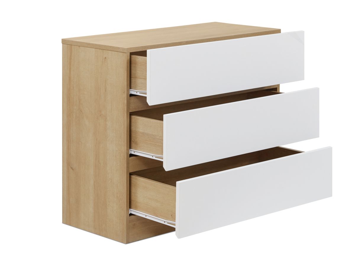 Wooden Tallboy 3 Drawers
