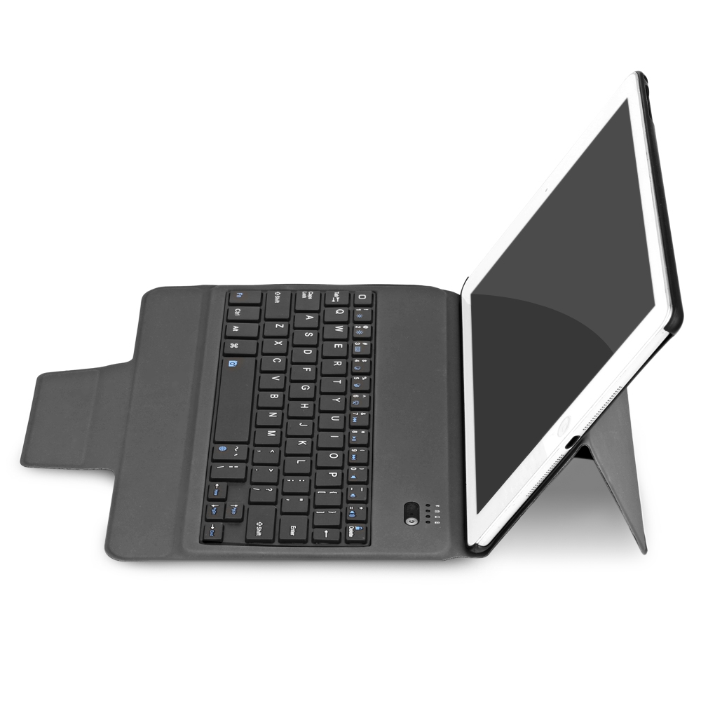 Slim iPad 2 / 3 / 4 Bluetooth Wireless Leather Keyboard with case cover Black