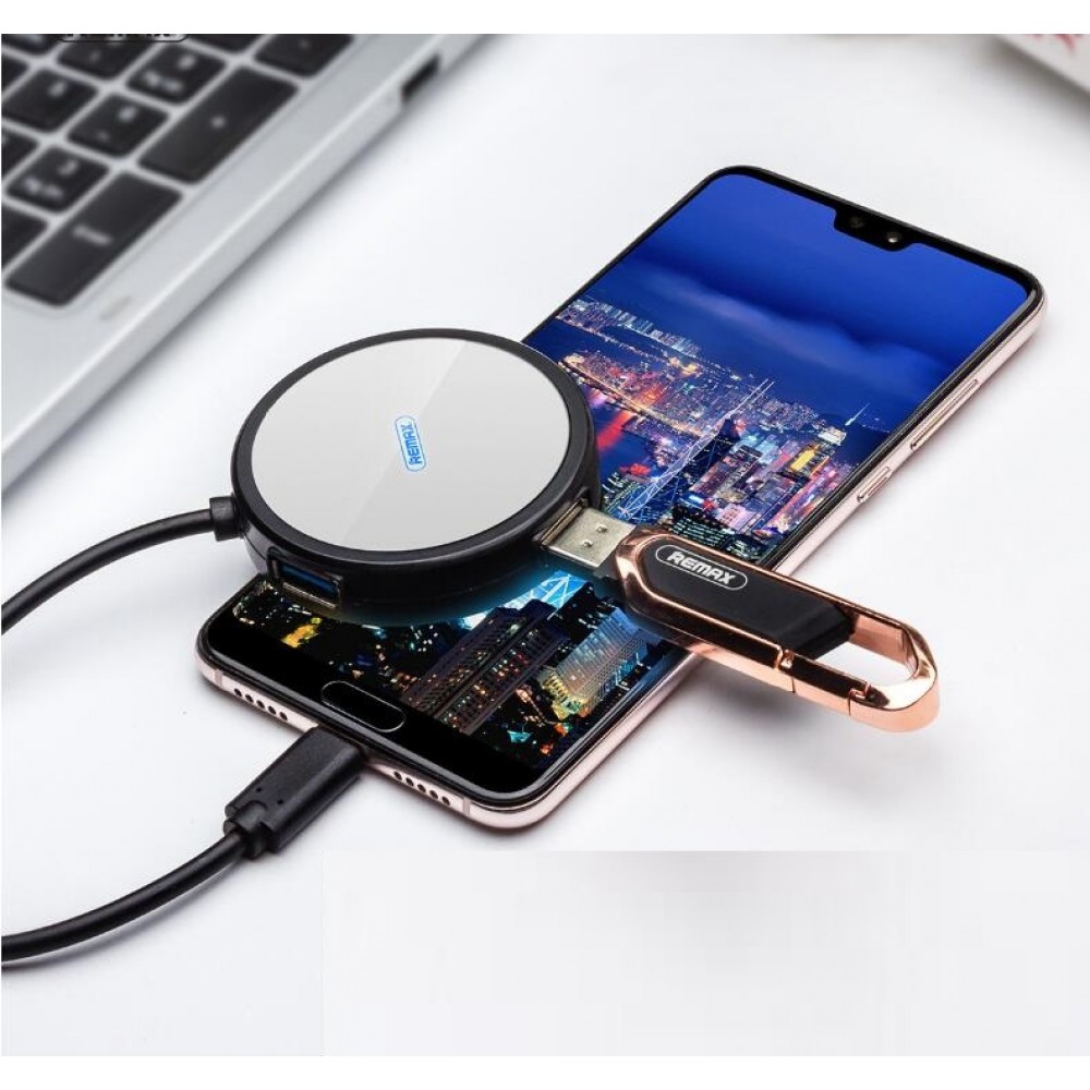 Type C/ USB C to USB HUB 4 Port Splitter Converter OTG Adapter High Speed