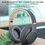 Thumbnail: Over Ear 40H Wireless Bluetooth V5.0 Foldable Headphones Super Bass With Mic