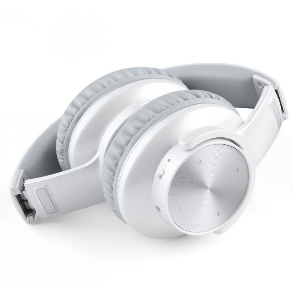 Thumbnail: BT 5.0 Over Ear 1000mAh 42Hrs Play Touch Bass Stereo Wireless Headphone with Mic