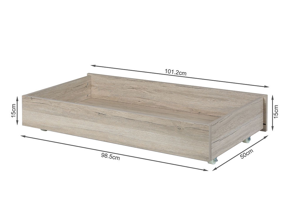 Thumbnail: Queen Storage Bed - Oak
