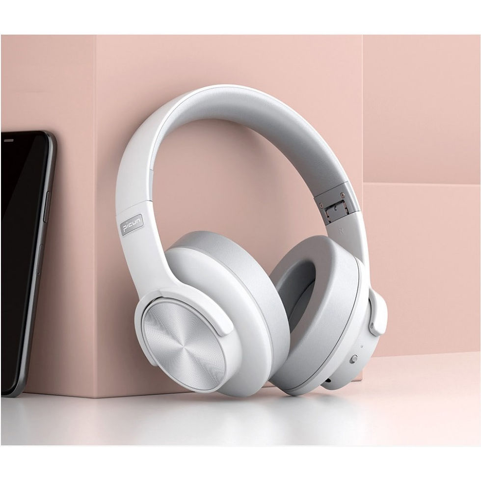Thumbnail: BT 5.0 Over Ear 1000mAh 42Hrs Play Touch Bass Stereo Wireless Headphone with Mic