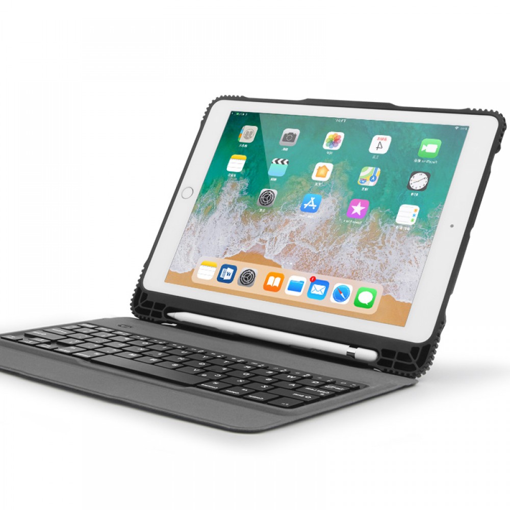 2017/2018 iPad Air/Air 2 Removable Bluetooth Keyboard with Drop Resistance Case