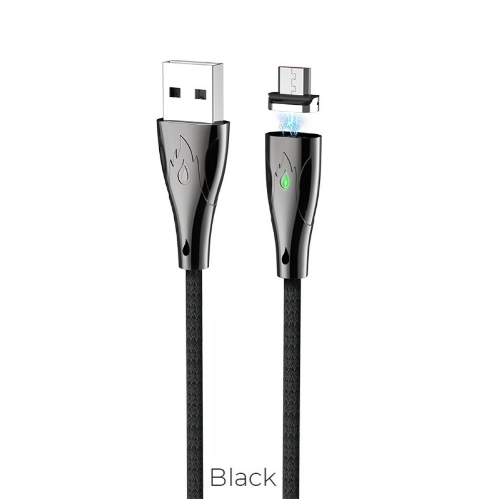 Micro-USB magnetic charging data cable 1.2m zinc alloy connectors