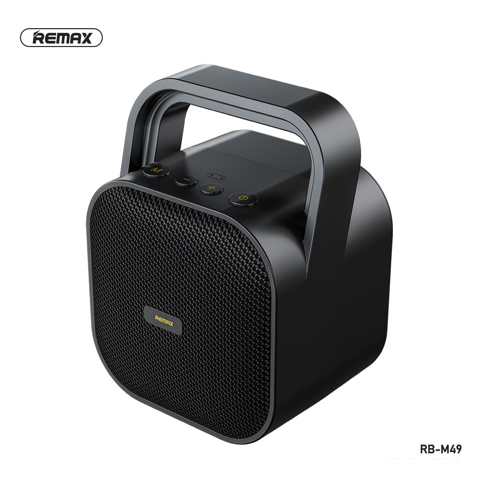 Remax Portable bluetooth 5.0 speaker aux in TF card usb Outdoor Wireless-Black
