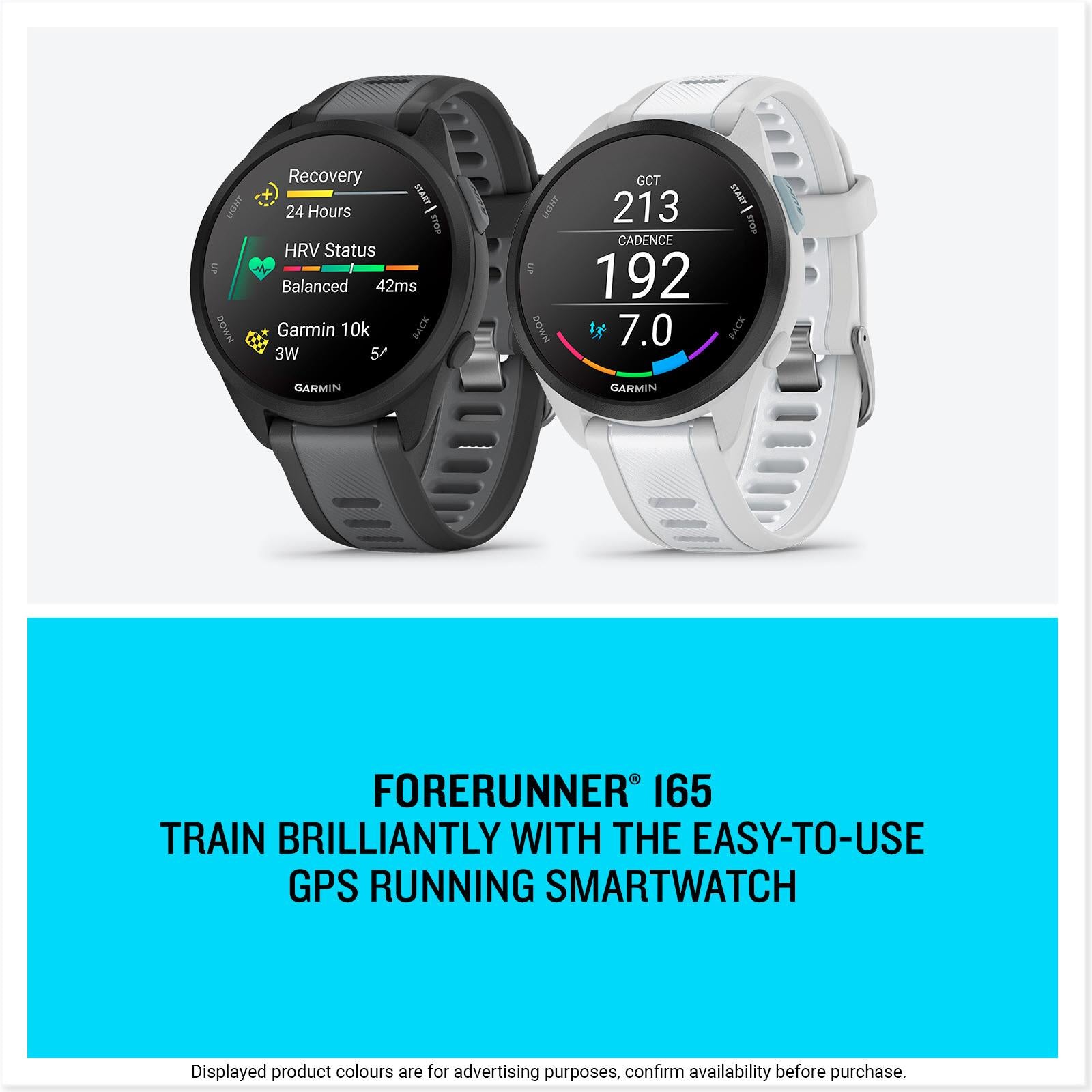 Garmin Forerunner 165 Smart Watch (BlackSlate Grey)