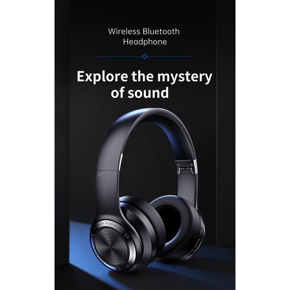 Wireless Headphones Bluetooth 5.0 Headset 40H Play time Touch Control Stereo