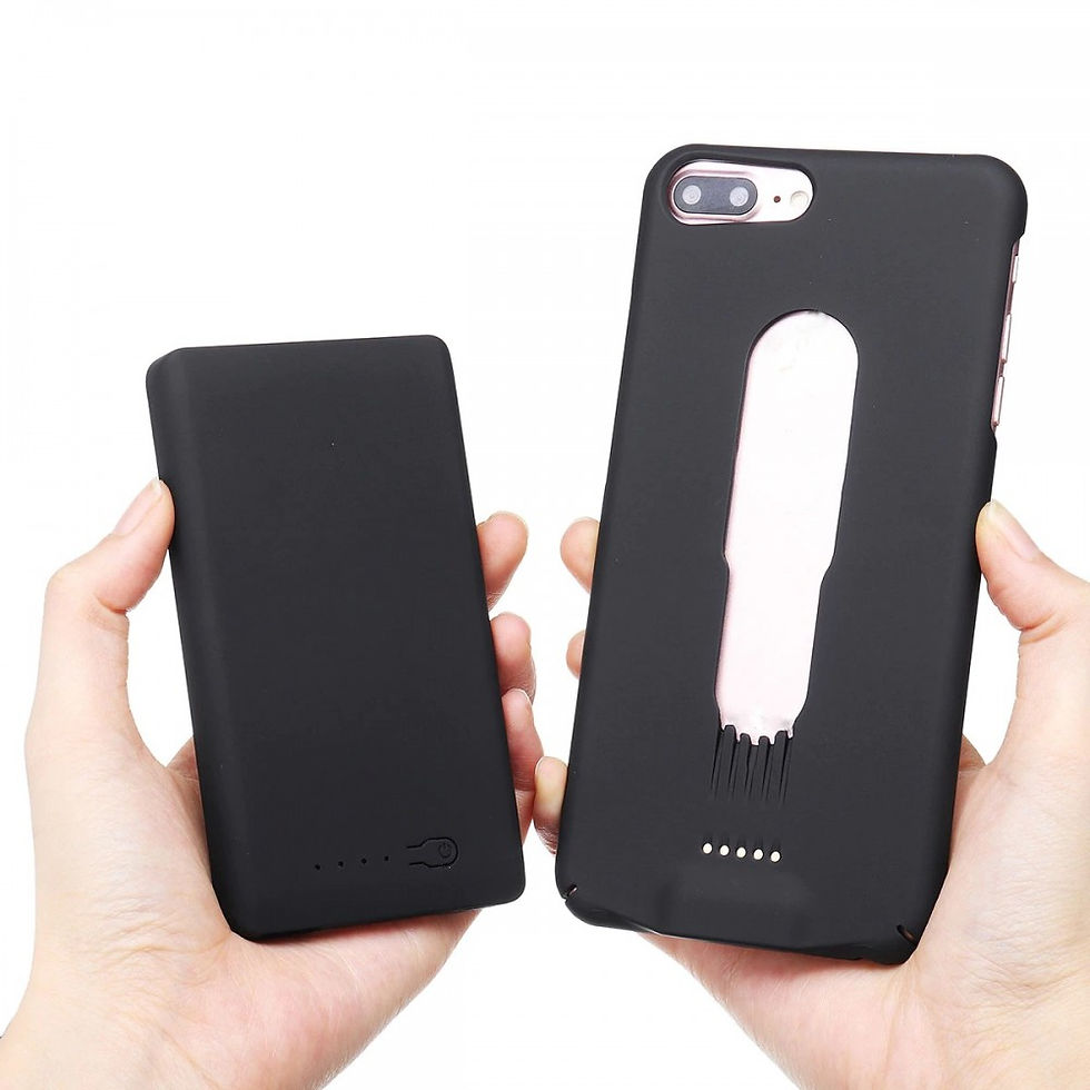 Thumbnail: iPhone X/XS Back Case with 5000mah Removable battery charger Power Bank