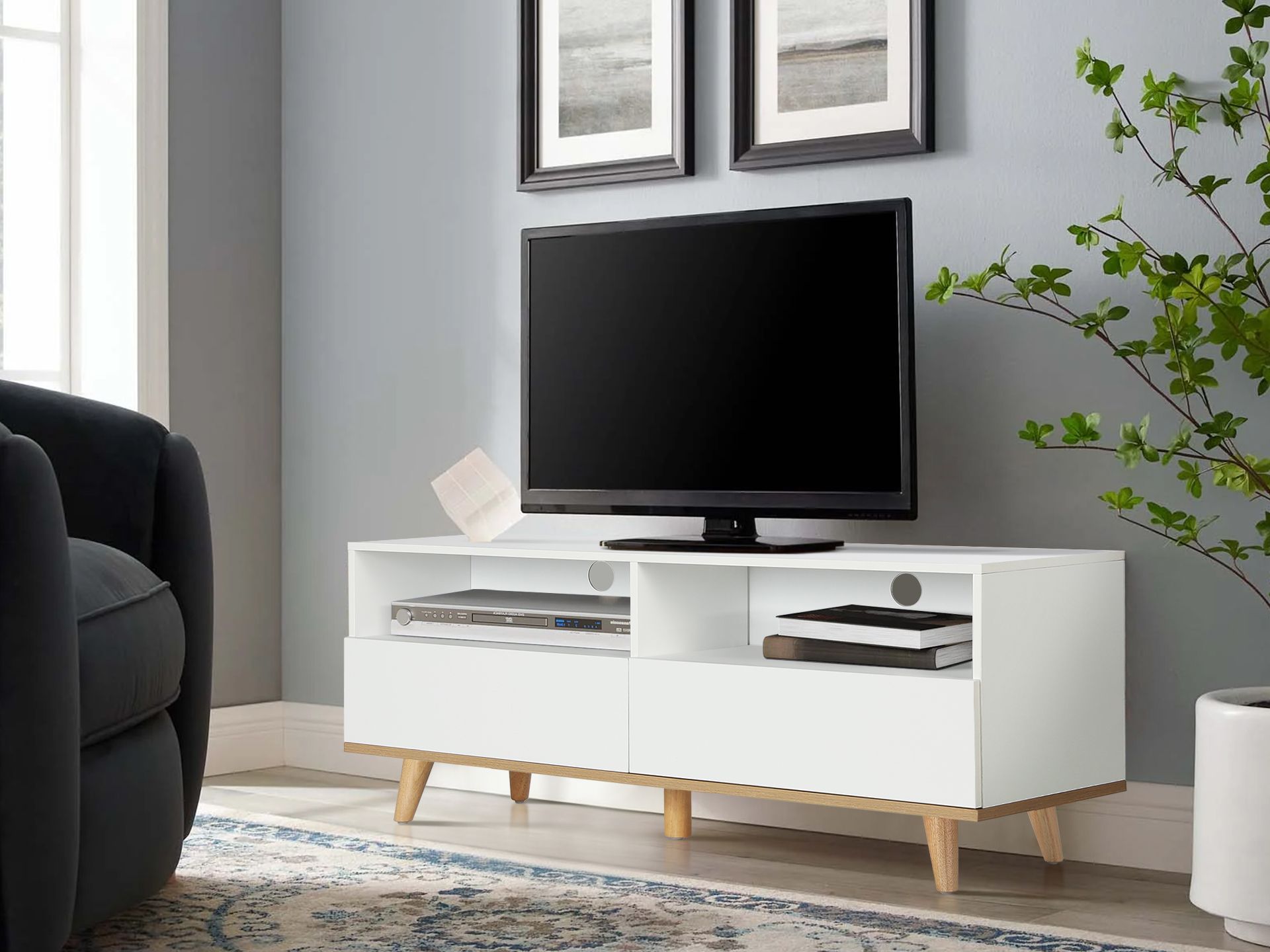 1.3M Entertainment Unit - White