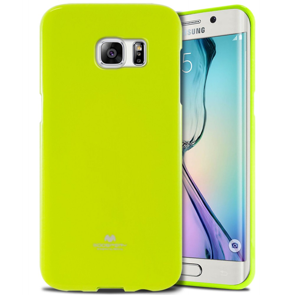 Mercury Samsung Galaxy S6 Edge Soft color GEL SLIM Jelly TPU BACK Green
