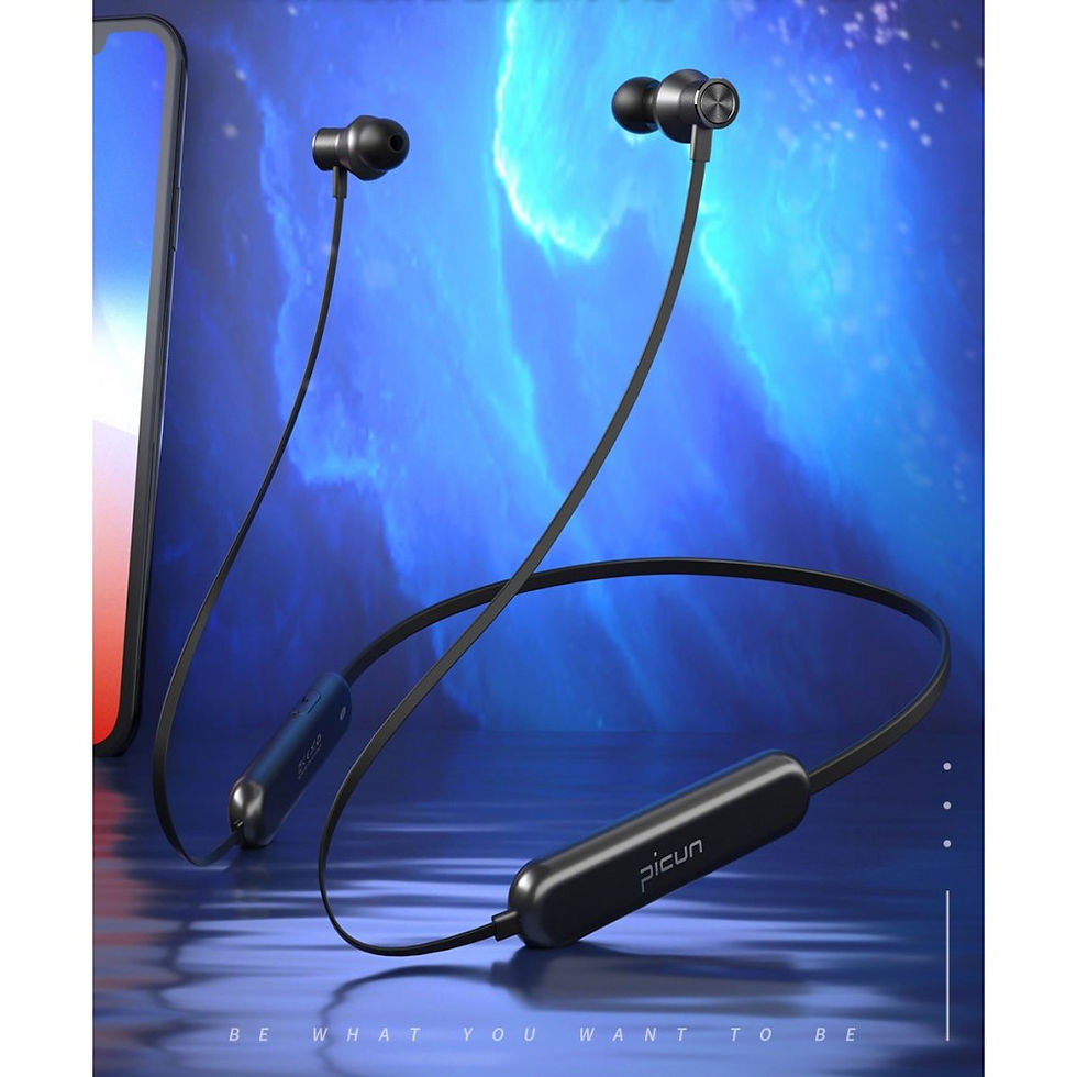 Thumbnail: Wireless Bluetooth 5.0 Headset Neck Halter sports Running Headphones