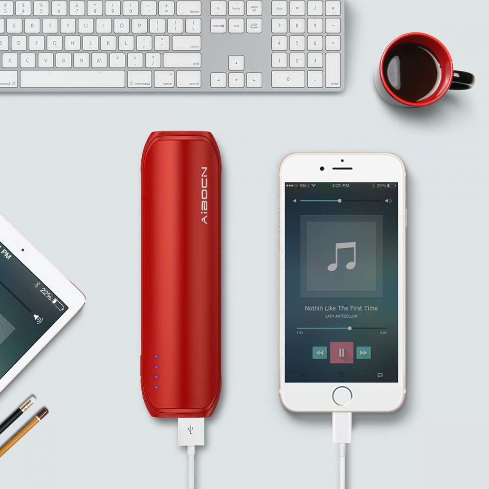Power Bank 6700mAh Fast Charging Portable Charger Compact adpater
