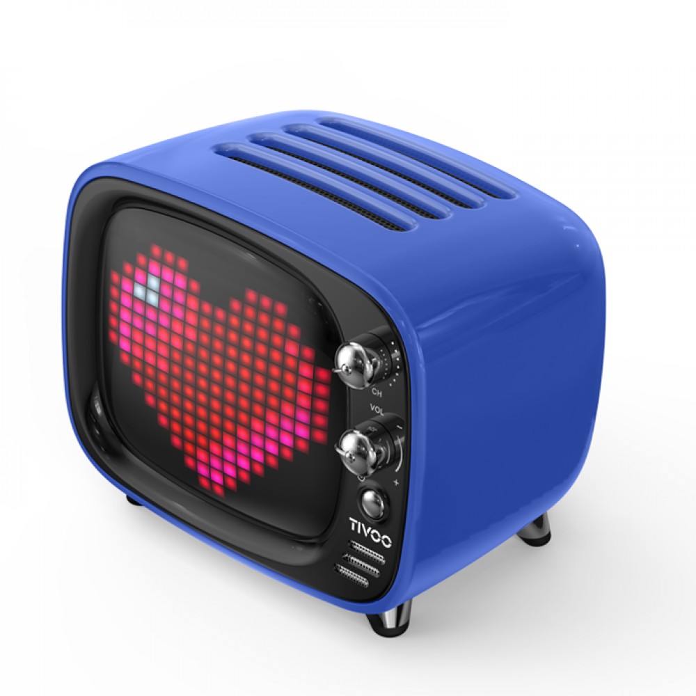 Divoom Tivoo Smart Pixel Art LED Bluetooth Speaker Clock Alarm for Android iOS-B