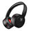Thumbnail: Wireless Bluetooth 5.0 Foldable Headphones Headset with Mic-Black Red