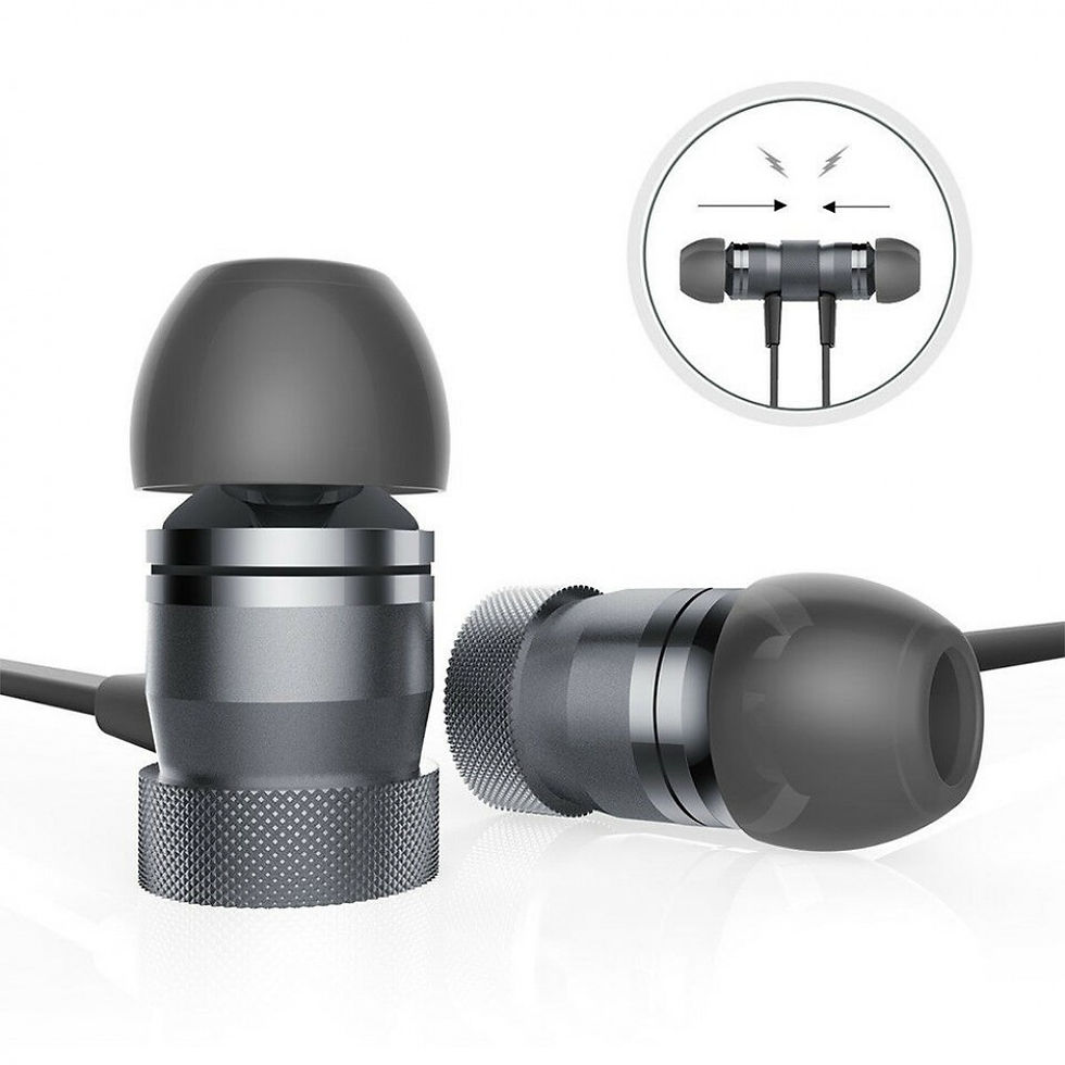 Thumbnail: Wireless Headphones Bluetooth Magnetic Stereo Music Sport Running Earphone