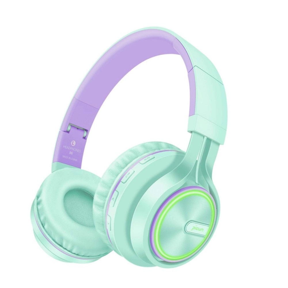 Bluetooth Fordable Headphones Wireless Headsets with 7 Color LED Light For phone