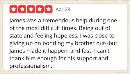 Local Bondsman 5 Star Review