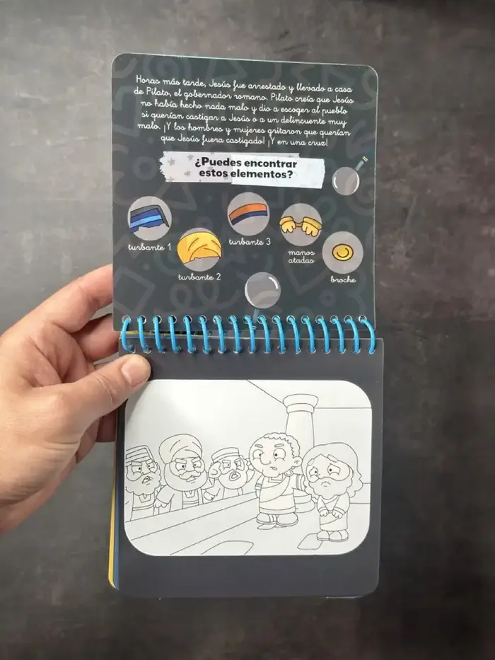 Miniatura: Jesús está vivo. Colección Mi Biblia Sorpresa. Pinta con Agua.
