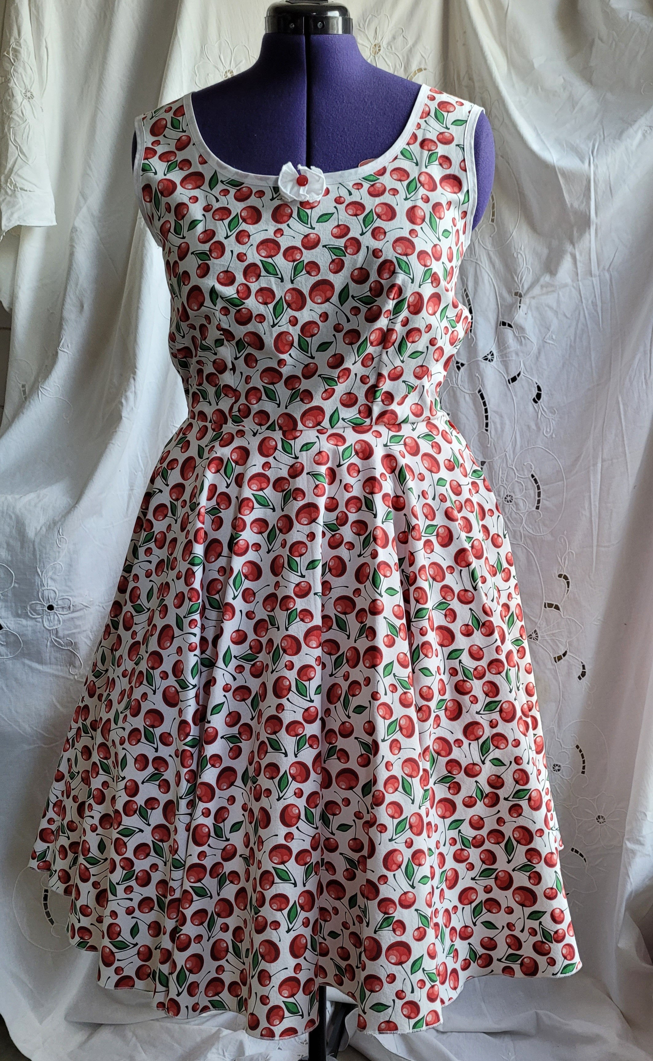 Robe cerise