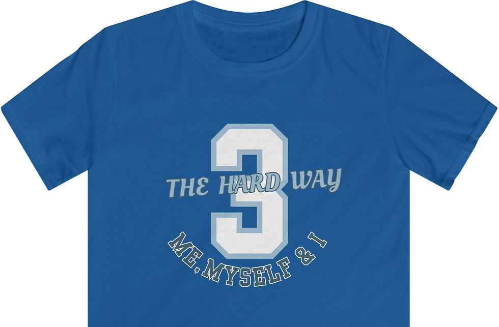 Thumbnail: 3 the hard way: me, myself & I - Inspirational tee child