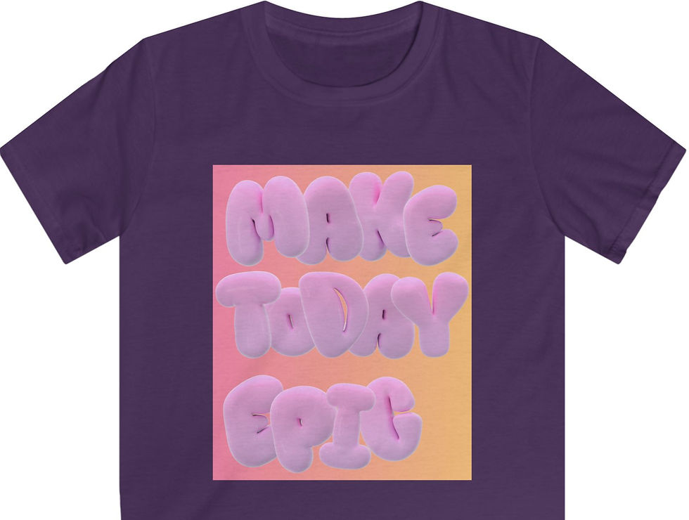 Thumbnail: Make Today Epic - Inspirational tee child