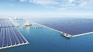 China activa la planta solar flotante más grande del mundo