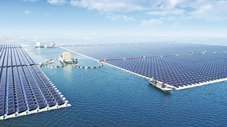 China activa la planta solar flotante más grande del mundo