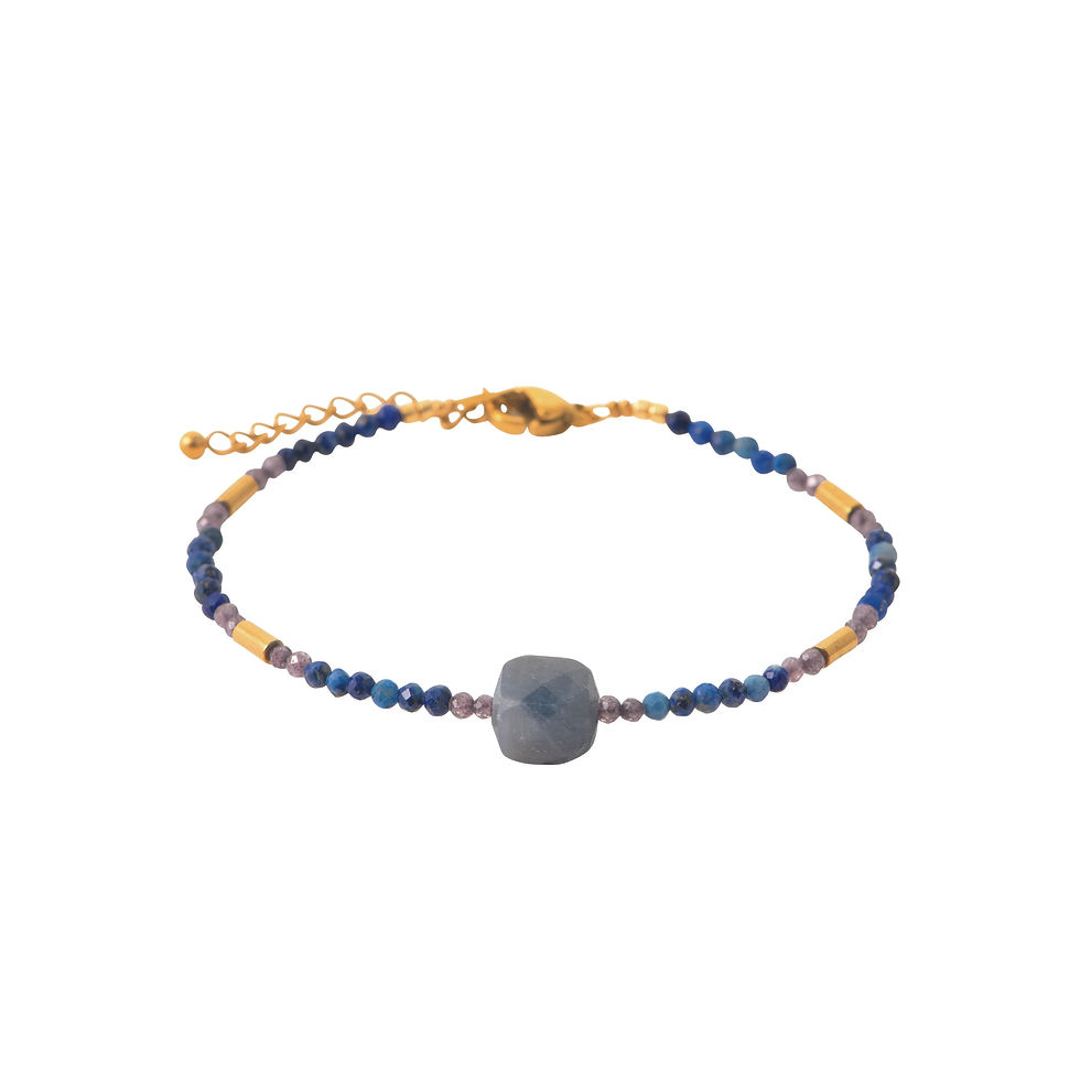 bracelet artisanal ave pierre fine