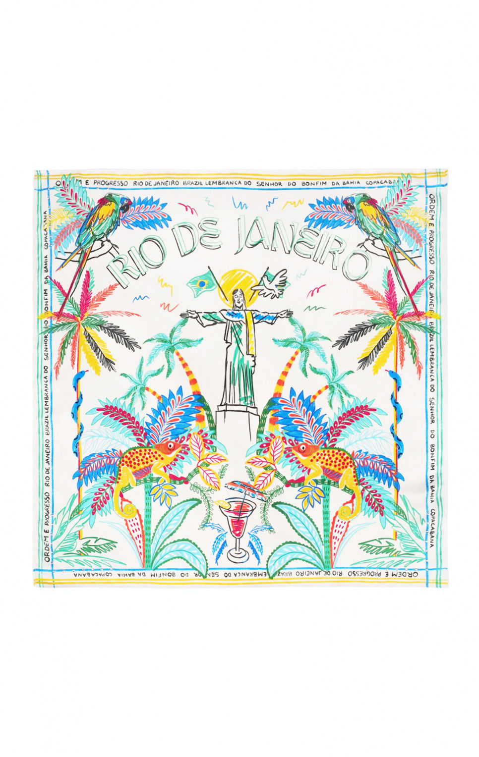 Mini foulard d'inspiration du Brésil