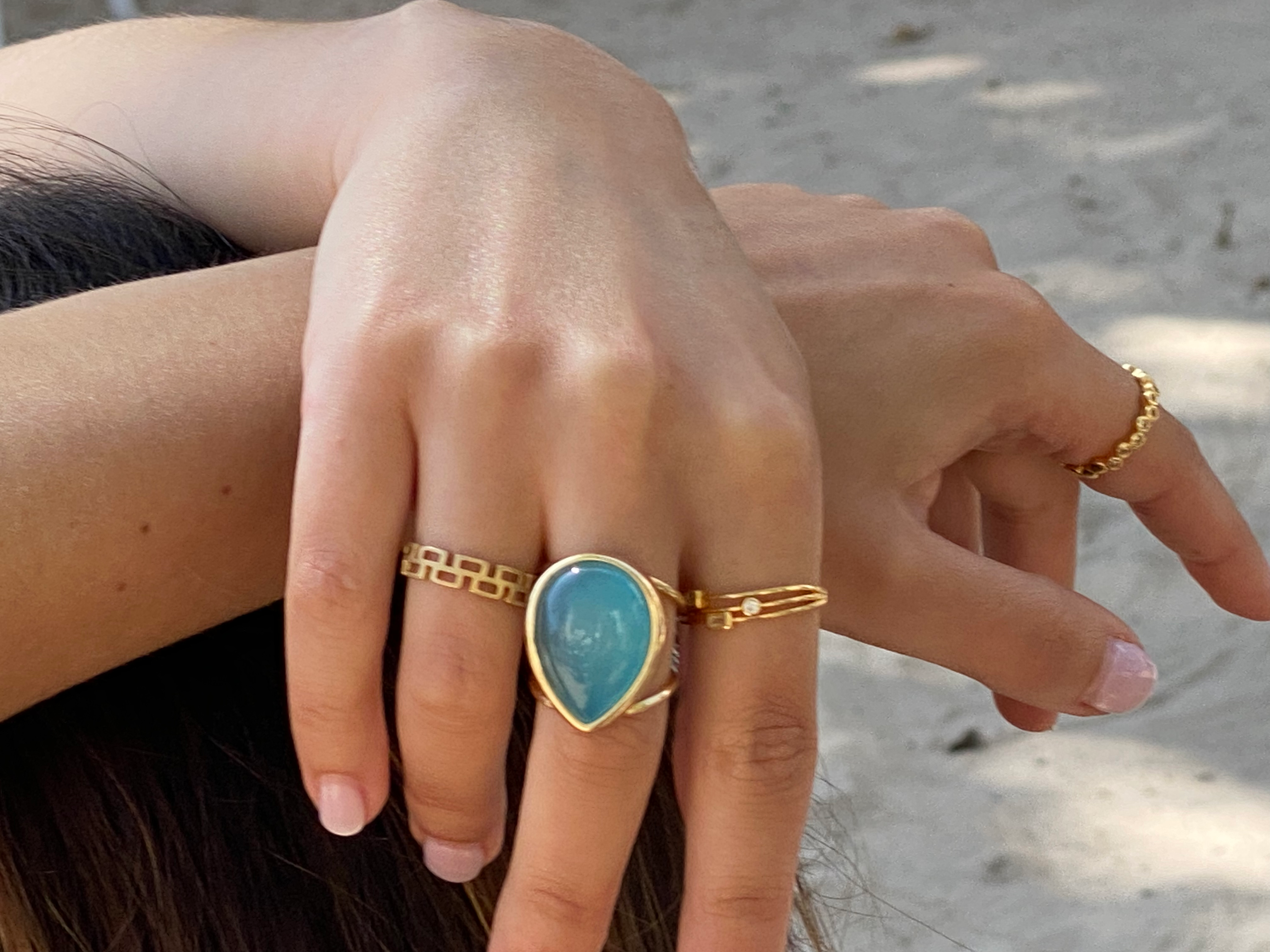 Bague Ajournée Dorée – Inspiration Romaine