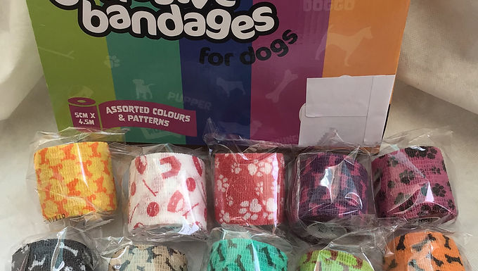 Cohesive Bandage 5cm patterned