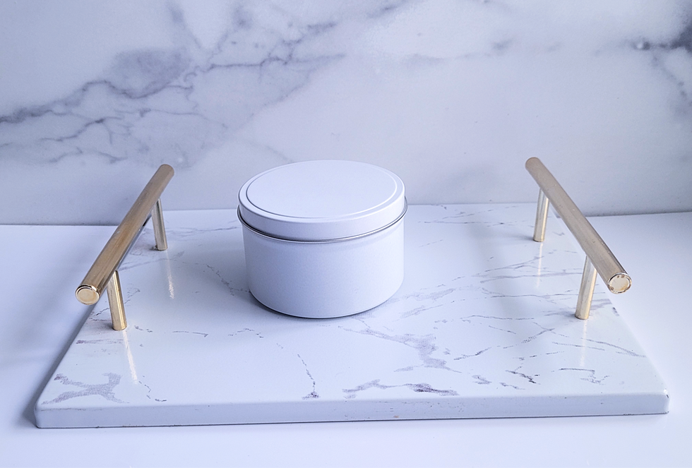 KBS Home Complete Ritual Set displayed on marble tray with gold handles