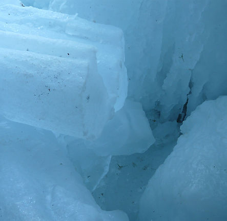 Blue Ice Formation