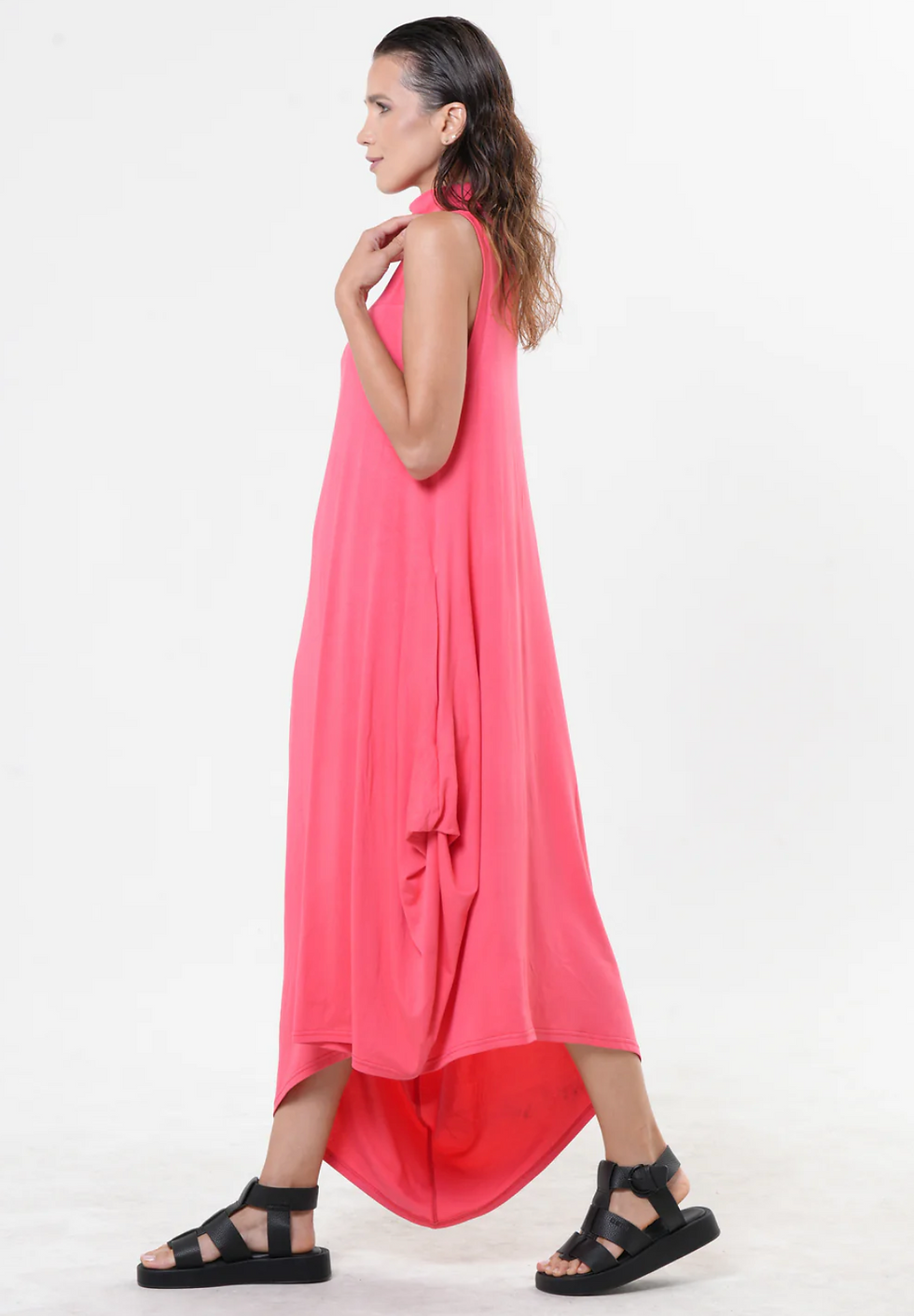Thumbnail: Ärmelloses Baumwollkleid