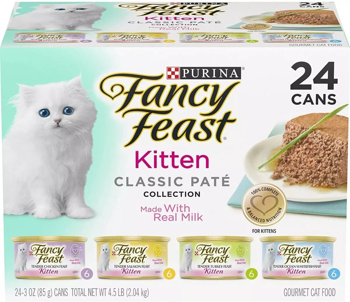 Comida Para Gato Fancy Feast Kitten Classic Pate x24