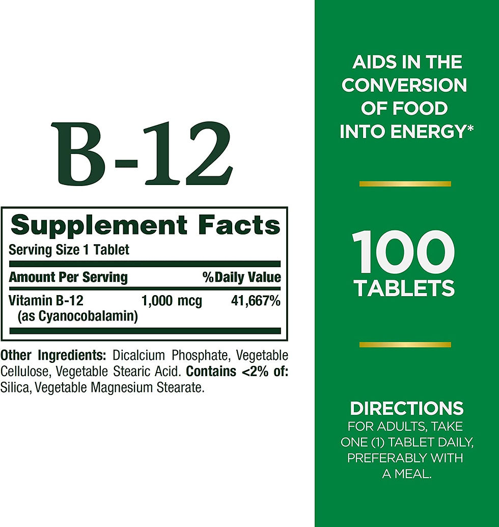 Miniatura: Vitamina B12 Por 100 Tabletas