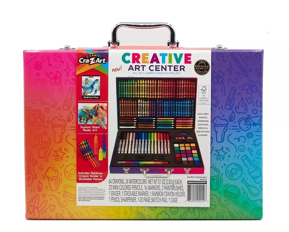 Miniatura: Set De Arte Para Niños Marcadores Crayolas Acuarelas Colores