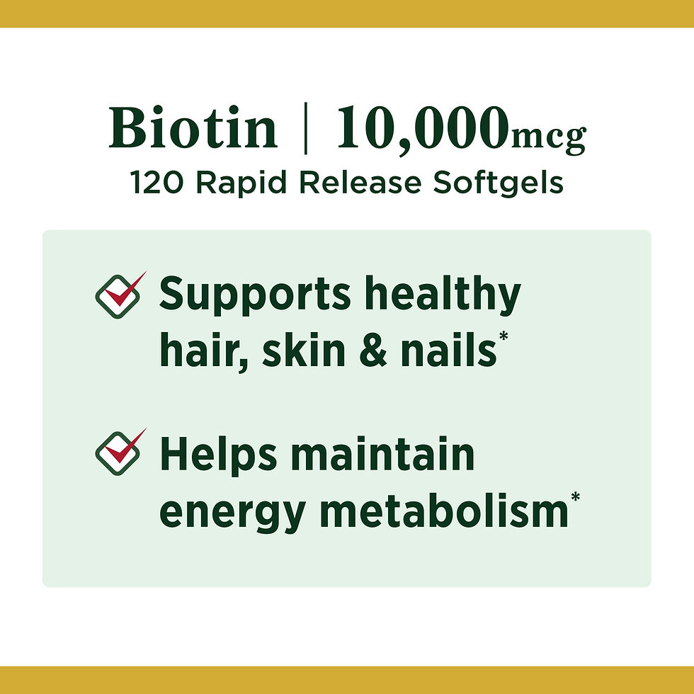 Miniatura: Biotina 120 Cápsulas Blandas