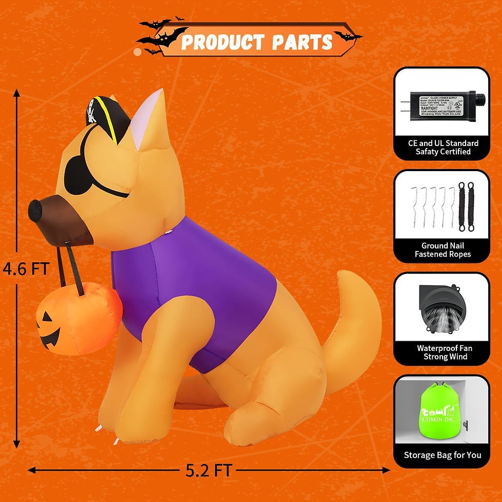 Miniatura: Inflable Halloween Con Luces