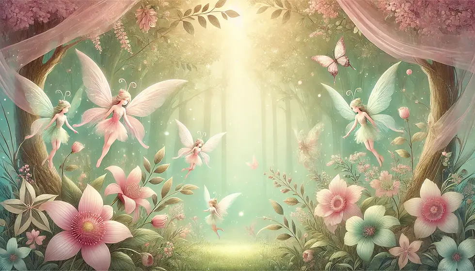 DALL·E 2025-02-05 19.30.19 - A magical fairy forest scene with soft pastel colors. The ima