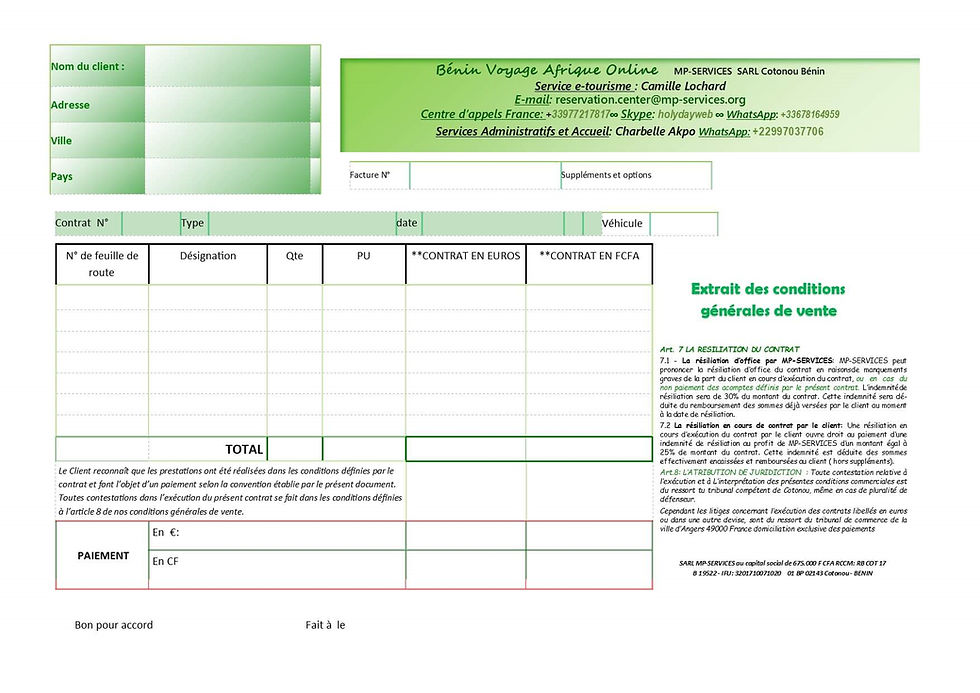 FEUILLE DE ROUTE RELEVE