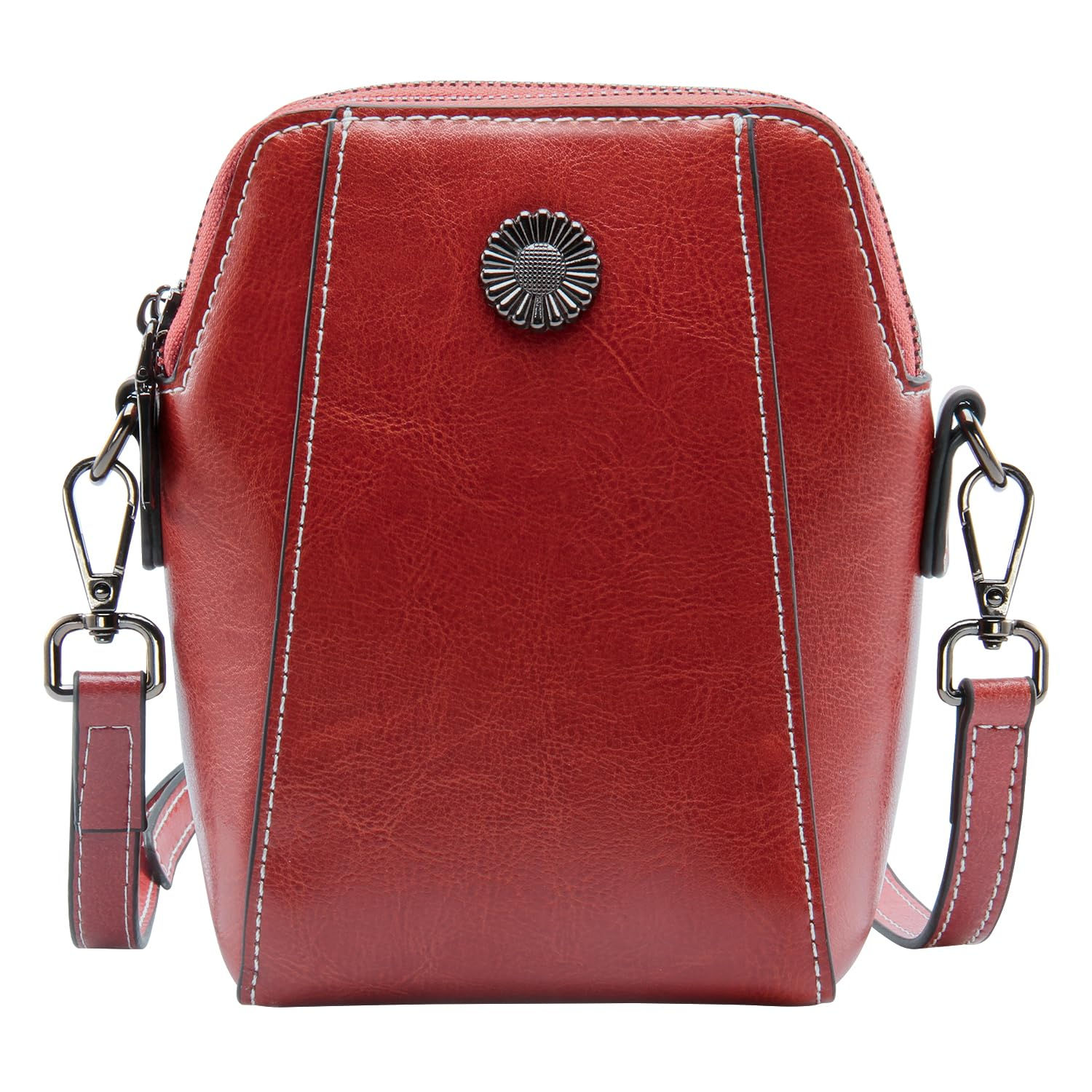 Designer Leather Small Crossbody Bags Purses for Women Cell Phone Bag Soft Women