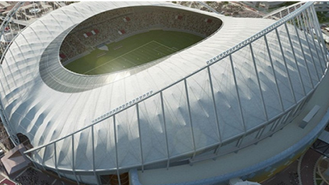 Se construyó el primer estadio de fútbol con refrigeración para el mundial de Qatar 2022
