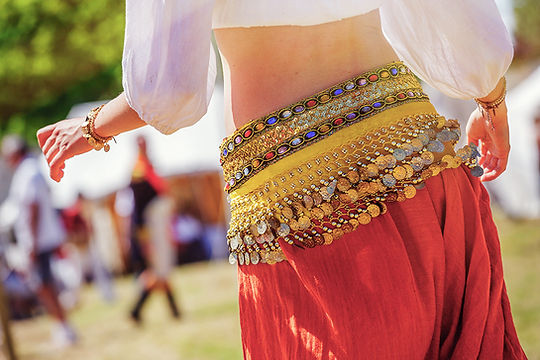 Traje para Dança do Ventre