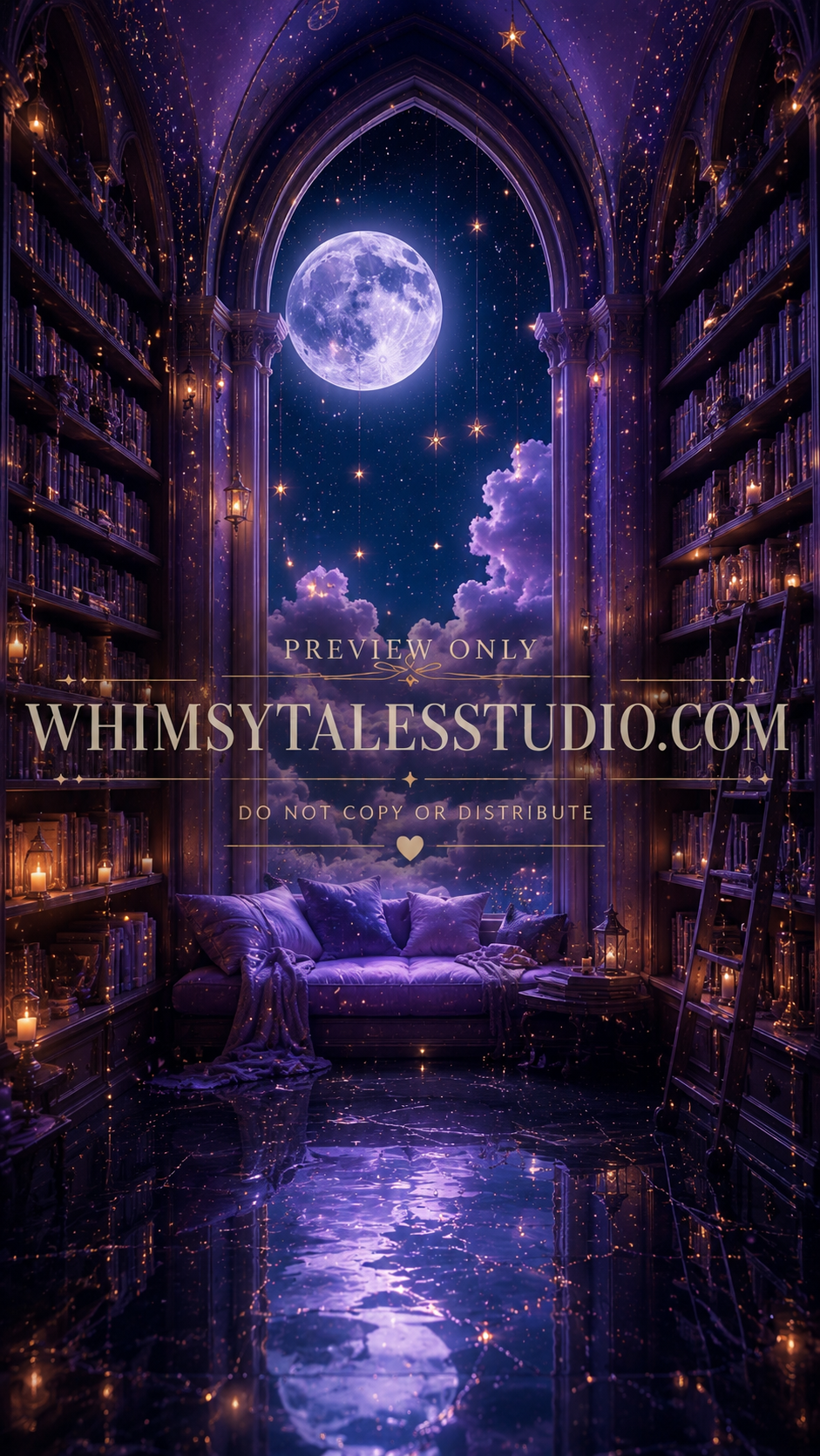 Thumbnail: Moonlit Dreams Wallpaper Bundle | 10 Cozy Aesthetic Mobile Wallpapers | Instant