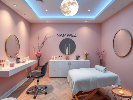 Namwezi Moon Wealth Spa Plant Spirit Medicine in the Spa Treatment Room for lunar hormone harmony and lunar energy healing