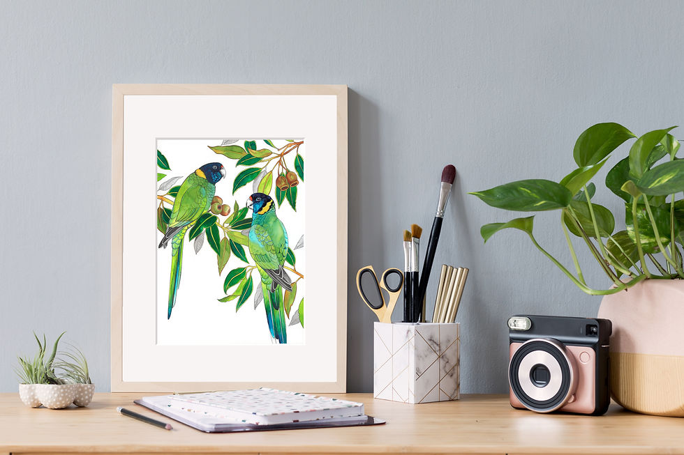 Thumbnail: Ringneck Parrots (28s) A5