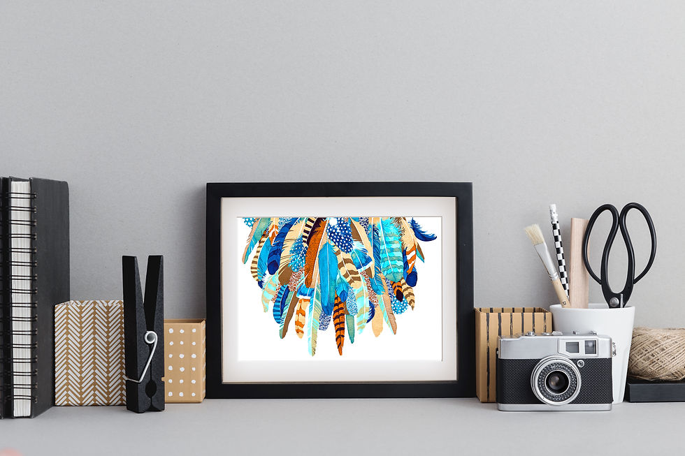 Thumbnail: Falling Feathers A5